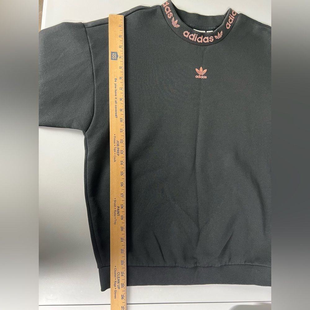 Adidas Black Crewneck Sweatshirt Womens Small - Picture 6 of 7